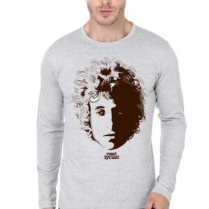 READ LYRICS Grey Full Sleeve T-Shirt