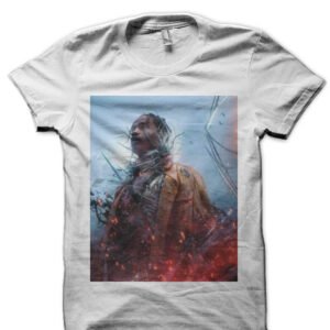 Travis Scott White Half Sleeve T-Shirt