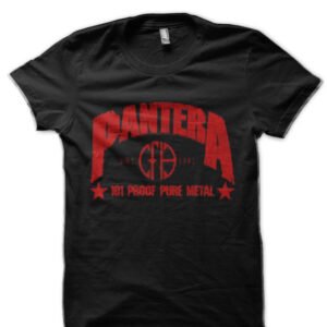Pantera  Black Half Sleeve T-Shirt