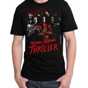 Michael Jackson Thriller Half Sleeve Black T-Shirt