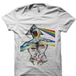 Rock Band White Half Sleeve T-Shirt